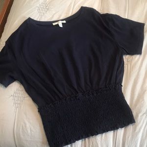Navy blue top